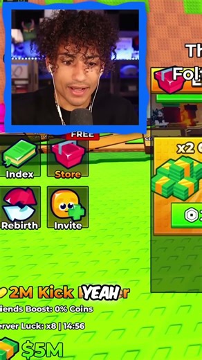 Robux Spending Spree: Max Server Luck & Game Passes! #shorts
