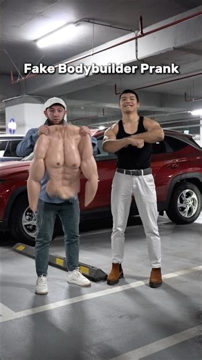 Fake Bodybuilder Prank😂🔥 Part-3 #prank #reaction #shorts #trend