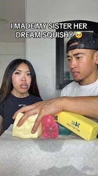 I MADE MY SISTER HER DREAM SQUISHY 🥺 #jenniferngo #satisfying #asmr