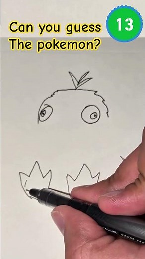 Comment your time! Guess the pokemon #pokemon #pokemonart #guessthepokemon