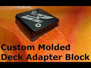 Using J-B Weld epoxy to mold a custom adapter block