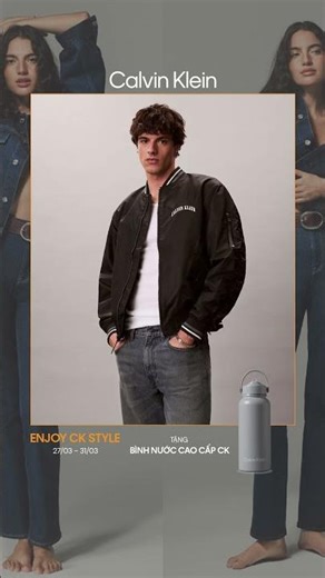 CALVIN KLEIN | ENJOY CK STYLE - TẶNG BÌNH NƯỚC CAO CẤP CK