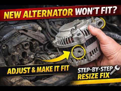 Jeep Straight 6 Cylinder Alternator Swap, Here’s How I Made It Fit!
