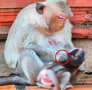 Pitiful Baby Monkey Got Discipline To Wean By Mama Baby Monkey | Monkey Daily TV