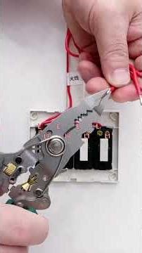 Surface-mounted four-panel single-pole wiring #ElectricalKnowledge #LearnElectricalSkillsFromScratch