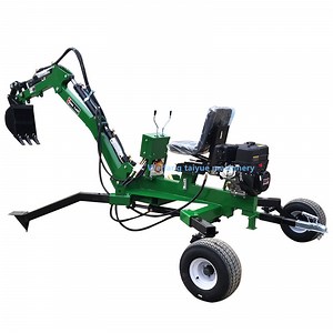 [Hot Item] ATV Backhoe Excavator Mini Towable Backhoes Small Backhoe with Attachments