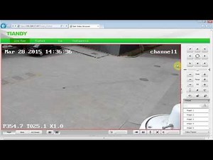 Tiandy PTZ Instructions: Standby Action