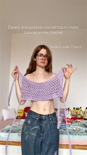 Super easy & quick crochet top tutorial ✨