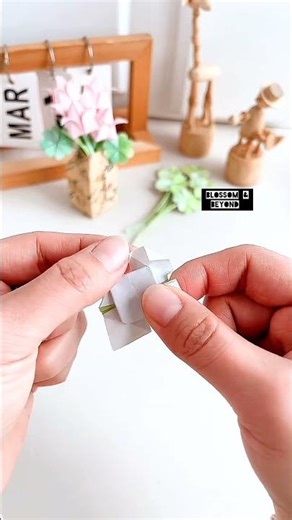 Easy 3D Origami Clover | Beautiful Paper Decoration DIY ✨ #OrigamiClover #PaperDecor