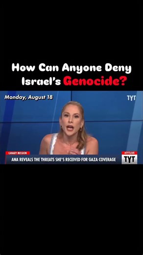 1.1K views · 1.5K reactions |  Ana Kasparian DROPS the Undeniable Truth: Israel is Committing GENOCIDE in Gaza And We Can’t Ignore It Anymore! Ana calls it straight: mass bombings, civilian deaths, blocked aid—it’s a textbook genocide, and U.S. complicity is unacceptable. “Denying it doesn’t make it go away.” #americafirst #tyt #anakasparian #uspolitics #foreign | Unbiased Uncensored | Facebook