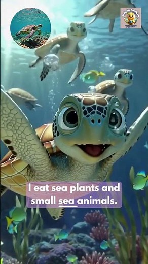 Let’s Get to Know Sea Turtle! 🐢 Learn Animals for Kids