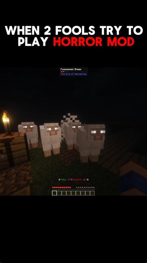 We Tried One Block Horror with Chained Together 😱 #minecraft