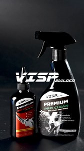 🌟 VISP Builder Pro Clean & Bike Lubricant 🌟 ทำไมจักรยานของคุณถึงต้องการ VISP Builder? --- 🔍 ความรู้พื้นฐานเกี่ยวกับการดูแลจักรยาน การทำความสะอาดโซ่และเฟือง เป็นขั้นตอนที่สำคัญเพื่อป้องกันการสึกหรอและเพิ่มประสิทธิภาพการขับเคลื่อนของจักรยาน การหล่อลื่นโซ่ ช่วยลดแรงเสียดทาน ป้องกันสนิม และยืดอายุการใช้งานของโซ่ 🌟 ทำไมต้องเลือก VISP Builder Pro Clean? - นวัตกรรมใหม่ น้ำยาขจัดคราบที่ทรงประสิทธิภาพที่สุด - ใช้งานง่าย แค่ฉีดแล้วรอ คราบหนักแค่ไหนก็หลุดออกได้ง่าย ๆ - ประหยัดแรง ไม่ต้องขัดให้เหนื่อย ข