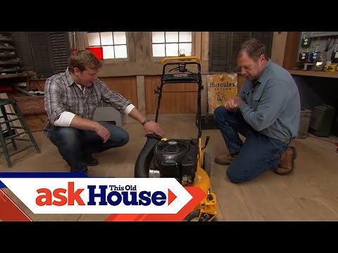 How To Adjust A Lawn Mower's Cutting Height | Ask This Old House