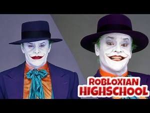 How to make The Joker(Batman 1989) in Robloxian Highschool