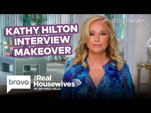 Kathy Hilton Gets Glammed Up for Sit Down Interview | The Real Housewives of Beverly Hills