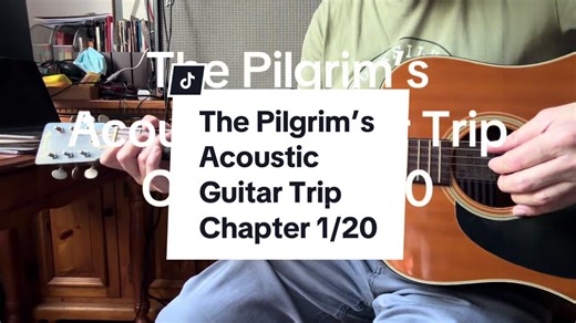 A silent acoustic guitar journey. Chapter 1/20 of The Pilgrim’s Acoustic Guitar Trip. Follow the full series 🎸. #acousticguitar #guitartok #guitarplayer #fingerstyle #guitar