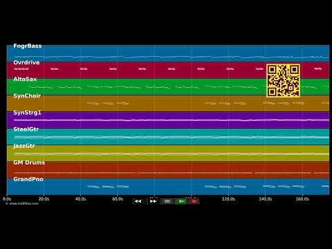 🎵 Beautiful Sunday (English) - Daniel Boone (MIDI individual tracks) 🎹