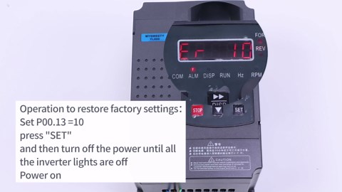 MYSWEETY Single Phase to 3 Phase Converter, 2.2KW 3PH VFD 220V/10A 0-3200Hz Output Variable Frequency Drive Control Inverter for Spindle Motor CNC Speed Control