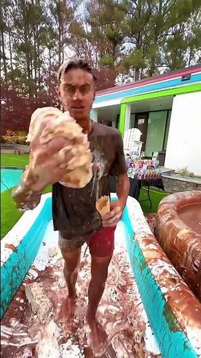 This Ice Cream Pool Party Is Absolutely INSANE #challenge