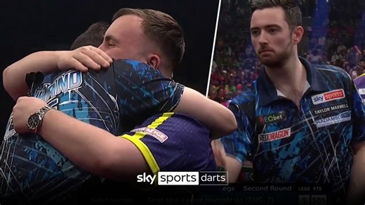 Luke Humphries celebrates first win over Luke Littler since World Championships