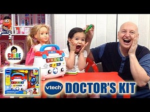VTECH PRETEND & LEARN DOCTOR'S KIT Doll Toys Discover Kit Set For Kids Medical Case Carry Along