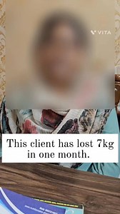 42 reactions · 3 comments | This client has lost 7 kg in one month. | Reshmi Mitra | Facebook