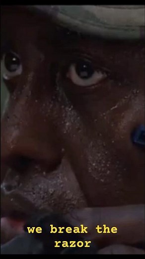 Bill Duke Improvised Macs Shaving | PREDATOR (1987)
