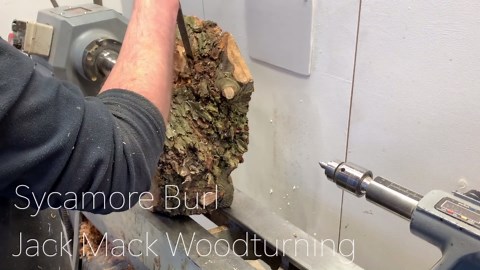 Woodturning - Sycamore Burl