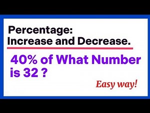 "Mastering Percentage Increase & Decrease | Easy Math Guide"
