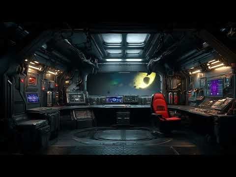 Radio Chatter From RQH-7 Control Room | Space Hauler Chronicles | Sci-Fi Ambiance for Sleep & Study