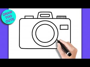 How to Draw a Camera #howtodraw #camera #easy
