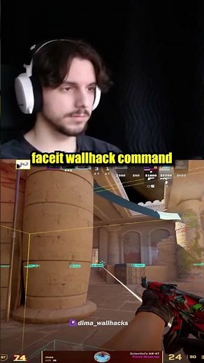Wallhack command that works on faceit #dimawallhacks #dima_wallhacks #cs2 #csgo #exploit
