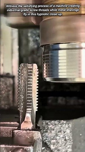 Industrial Process For Creating High Quality Screw Threads