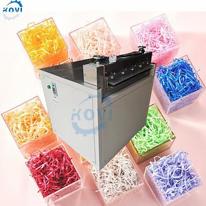 [Hot Item] Waste Crinkle Filler Paper Shredder Machine Corrugated Cardboard Cutting Raffia Paper Shredding Machine