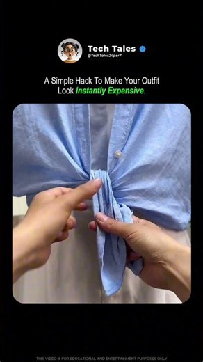 How To Tie a Shirt Perfectly