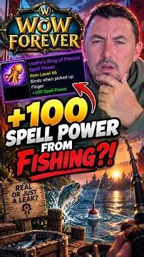 WoW Forever Just Datamined a +100 SPELL POWER Ring?! 🤯