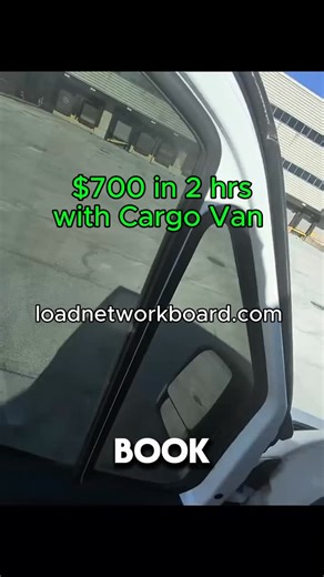 Load Network on Instagram: "Best load board for cargo van drivers. I just made $700 in just two hours using this load board. #cargovan #cargovanbusiness #boxtruck #trucking #boxtruckbusiness"