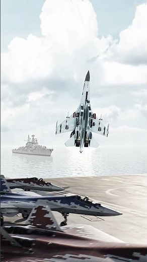 Sukhoi Su-27 Executes Flawless Carrier Landing