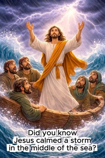 The day the sea obeyed Jesus 😲