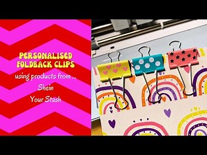 ✨ DIY Cricut Project: Decorate Foldback Clips with Vinyl | Easy Stationery Makeover!