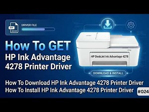 How To Get HP Ink Advantage 4278 Printer Driver |How To Install HP Ink Advantage 4278 Printer Driver