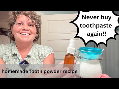 Homemade Tooth Powder Recipe and How to Use it!!