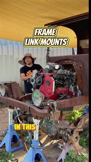 Custom Link Mounts for Historic Moreland AX Truck