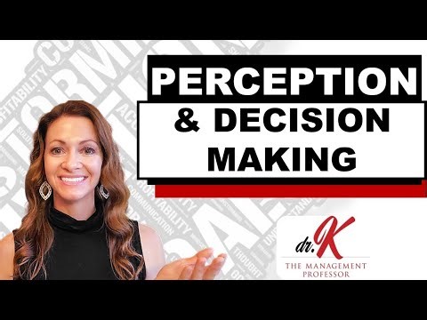 E49: Perception & Decision Making (Selective Perception, Bias, Stereotyping, and Judgement)