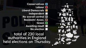 A look at the results in the local elections as Labour makes gains in the first electoral test of Rishi Sunak's time as Prime Minister.