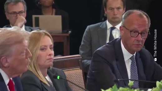 Merz widerspricht Trump auf der größten Bühne: Die Szene im Video | FOCUS online