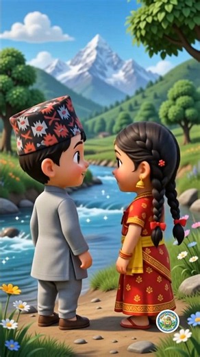 Kids Song About Nepal 🇳🇵 | Mount Everest & Flag #shorts