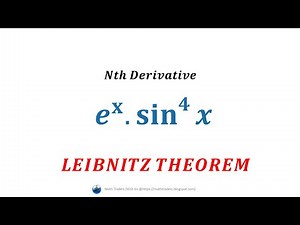nth Derivative of e^x sin^4x | exsin4x e^ax | Sin(bx+c) in Hindi | Math Tutorials | Calcul