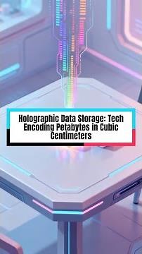 Holographic Data Storage: Tech Encoding Petabytes in Cubic Centimeters